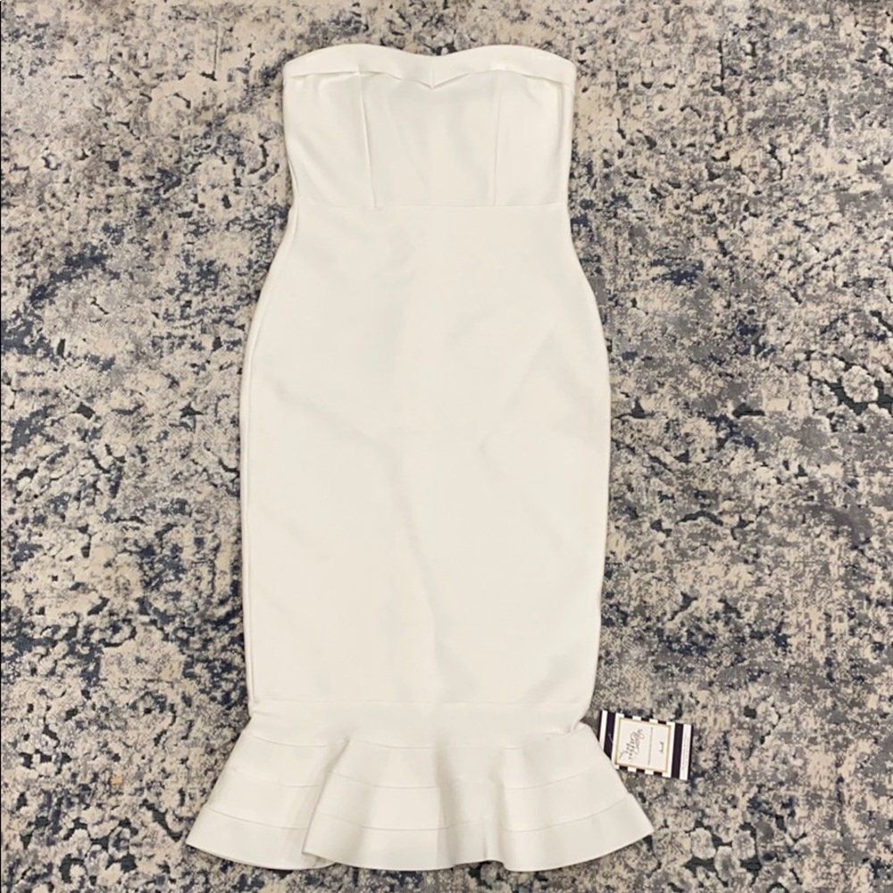 White Bandage Dress Mermaid bottom - Picture 2 of 2